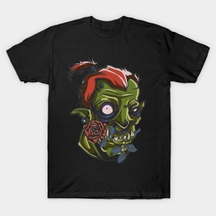 Zombie with Flower T-Shirt